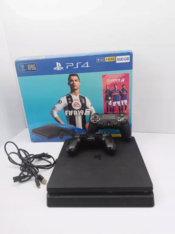 KONSOLA PS4 SLIM CUH-2216A + 2 PADY