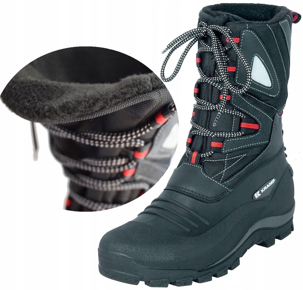 LEKKIE BUTY GUMOWE WODOODPORNE MĘSKIE KOZAKI ROBOCZE ZIMOWE OCIEPLANE