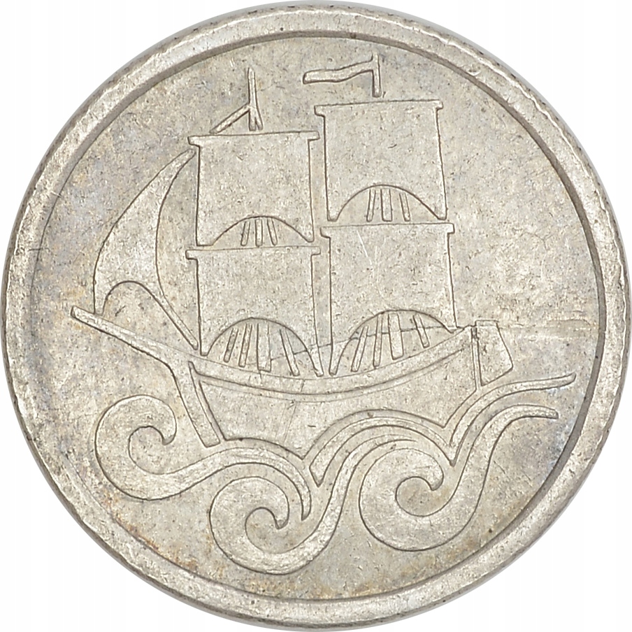 6.aj.WM GDAŃSK, 1/2 GULDENA 1923 KOGA fals
