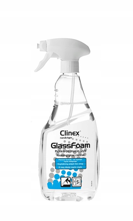 Clinex Glass Foam Pianka do szyb 650ml