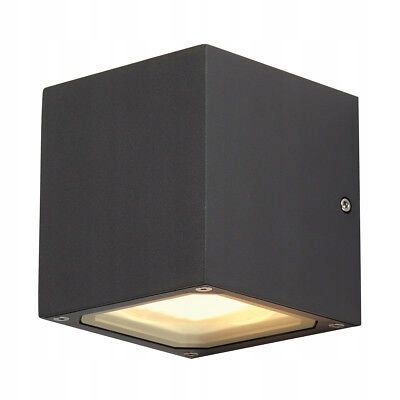 Zewnętrzna lampa naścienna SLV Sitra Cube GX53