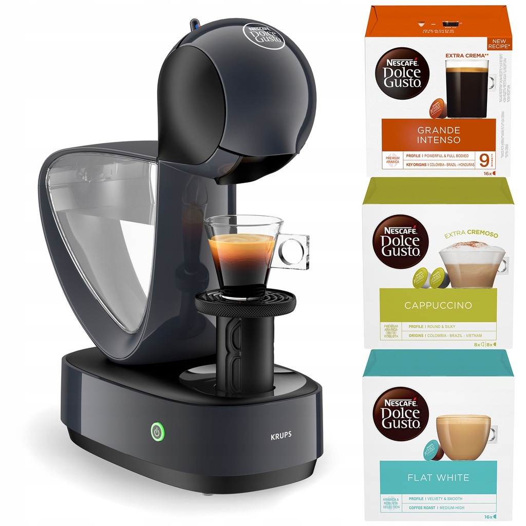 Ekspres Krups Dolce Gusto Infinissima KP173B +kawa