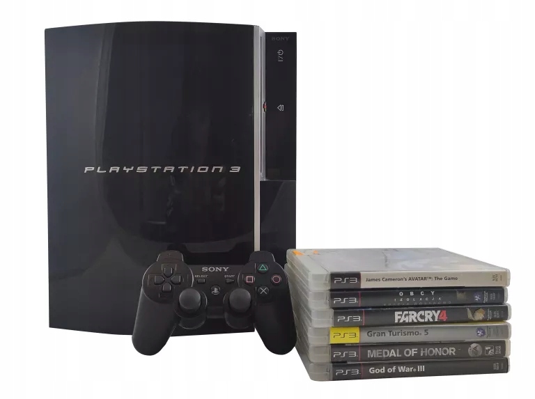 KONSOLA SONY PLAYSTATION 3 FAT 80GB ZESTAW!