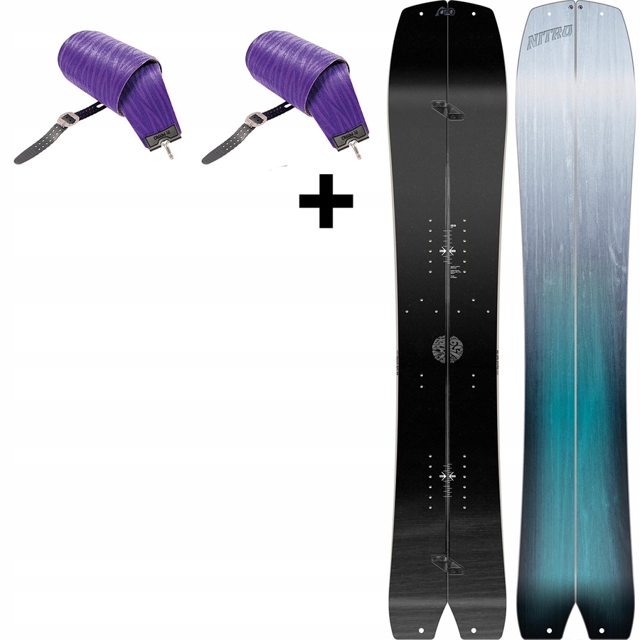 Splitboard NITRO Squash 2023 + foki Vertical 159