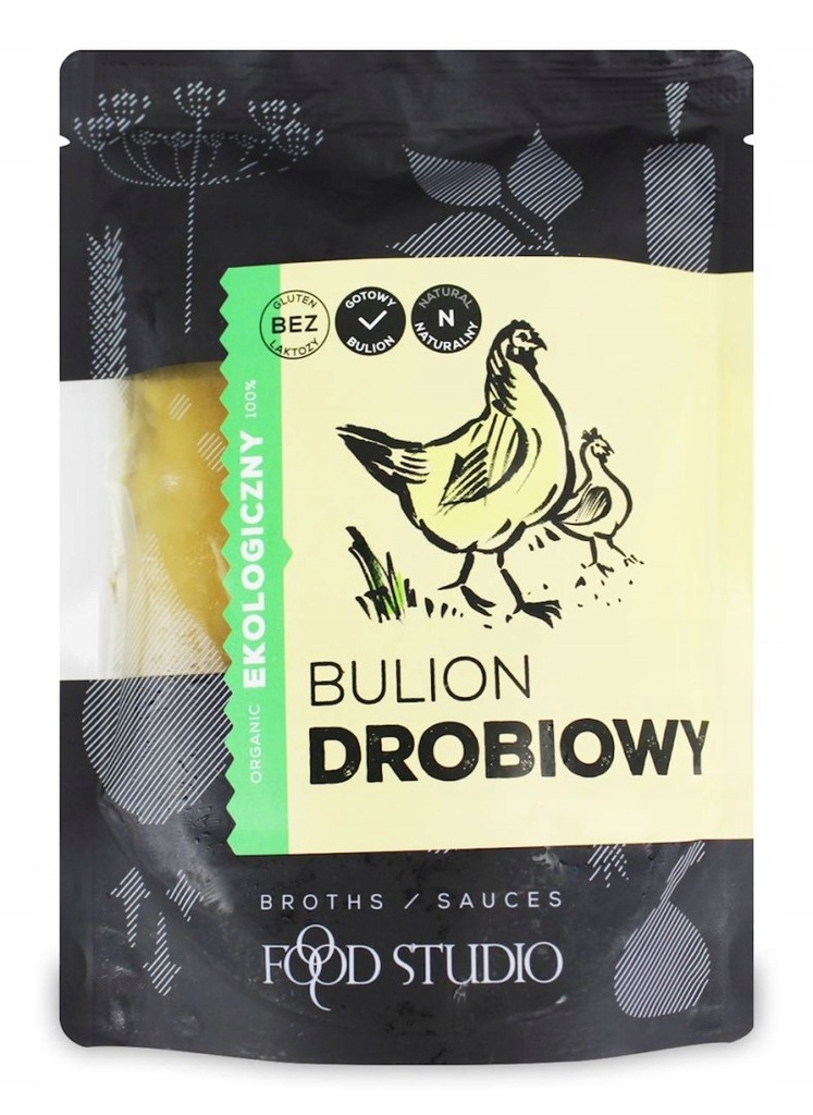 BULION DROBIOWY W PŁYNIE BEZGLUTENOWY BIO 350 ml -