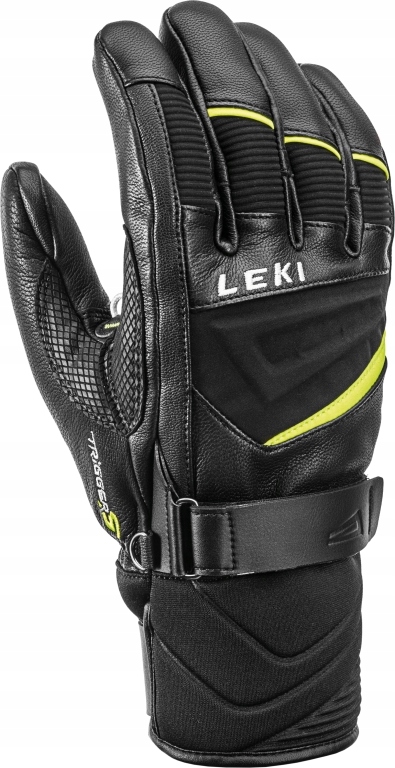 Rękawice LEKI Griffin S Black/Neon 19/20 rozm. 9,5