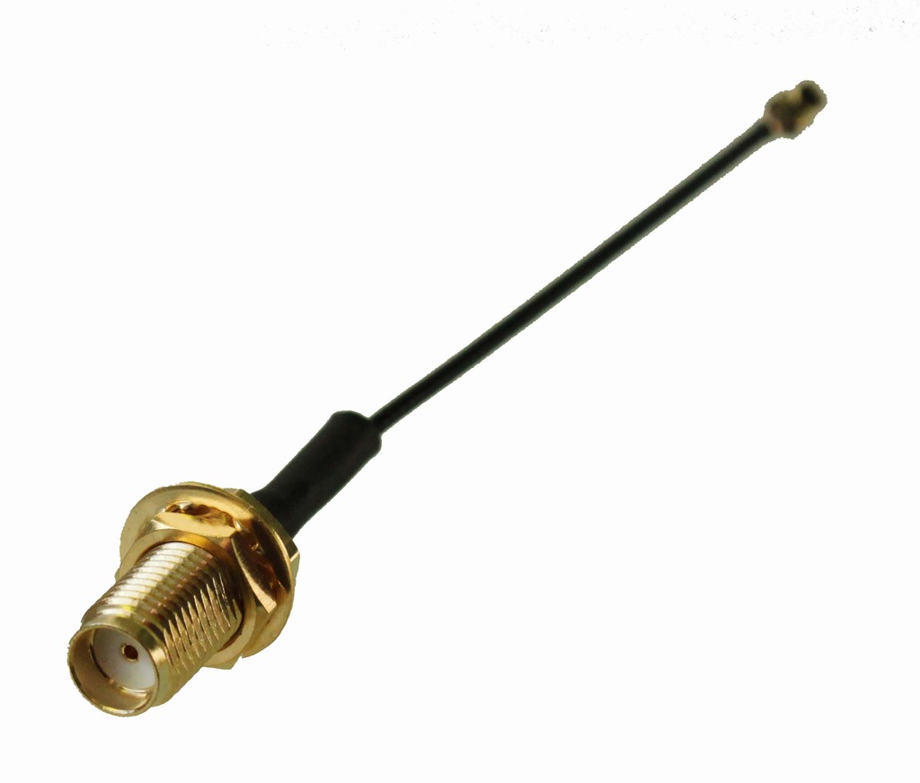 Pigtail kabel IPX u.FL (f) - SMA (f) 1.13mm 68mm