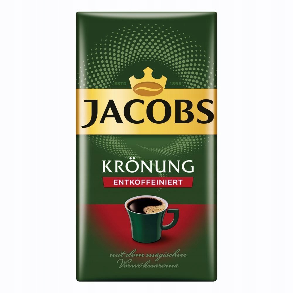 Jacobs Kronung 500 g kawa mielona bezkofeinowa