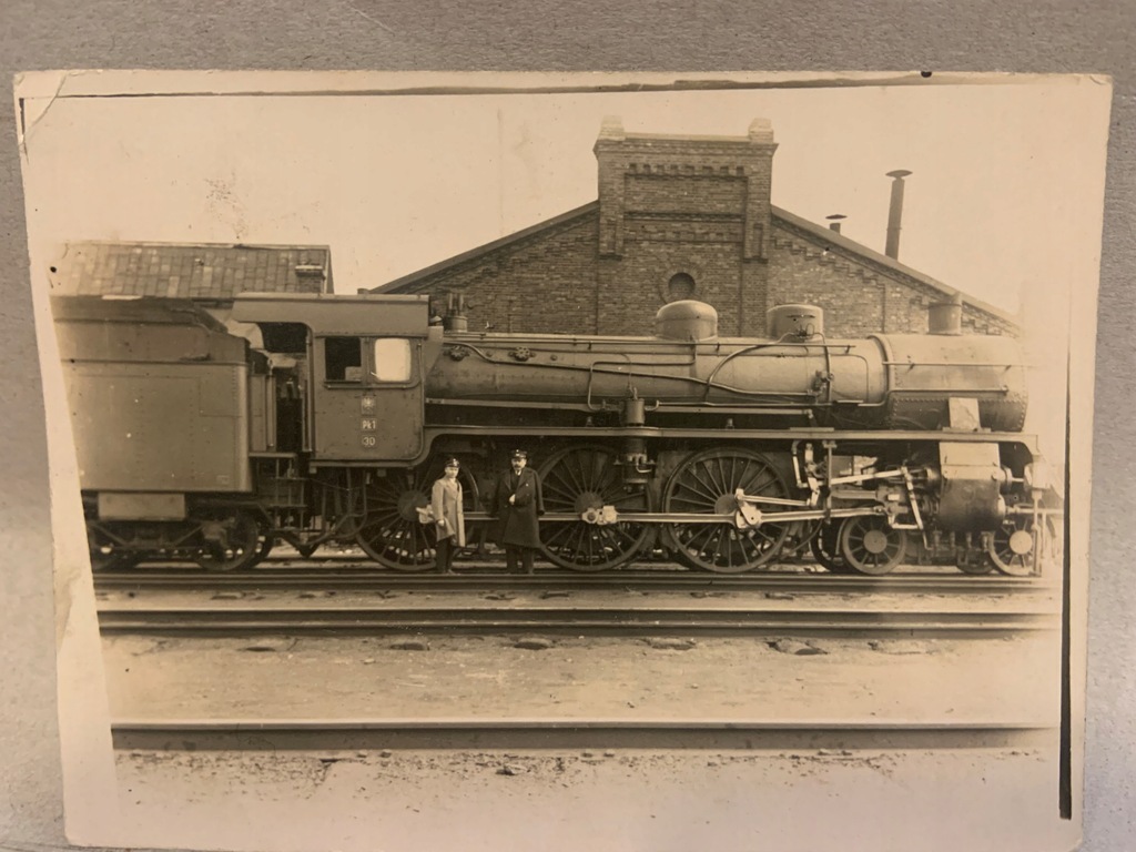 ŁÓDŹ KALISKA PAROWOZOWNIA POCZTÓWKA FOTOGRAFIA