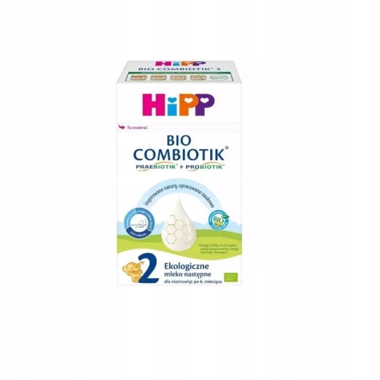 HIPP 2 BIO COMBIOTIK MLEKO NASTĘPNE PO 6M 550G