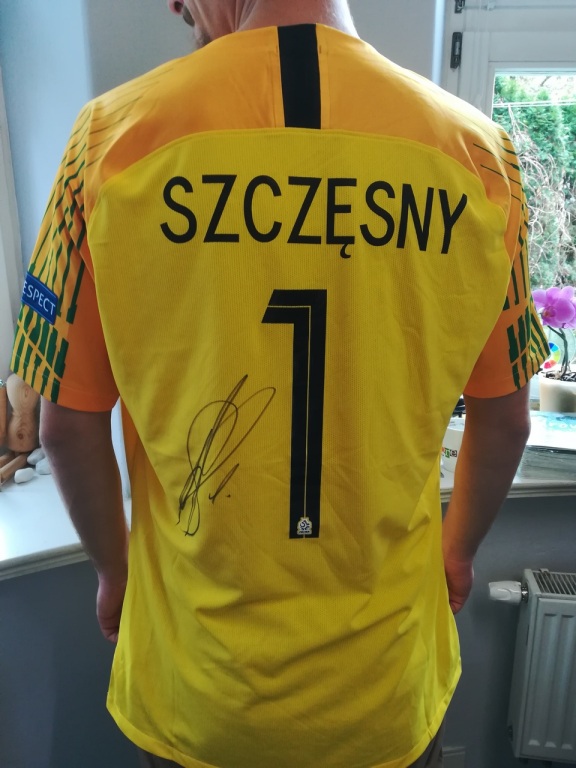 Wojciech Szczęsny koszulka z autografem XL