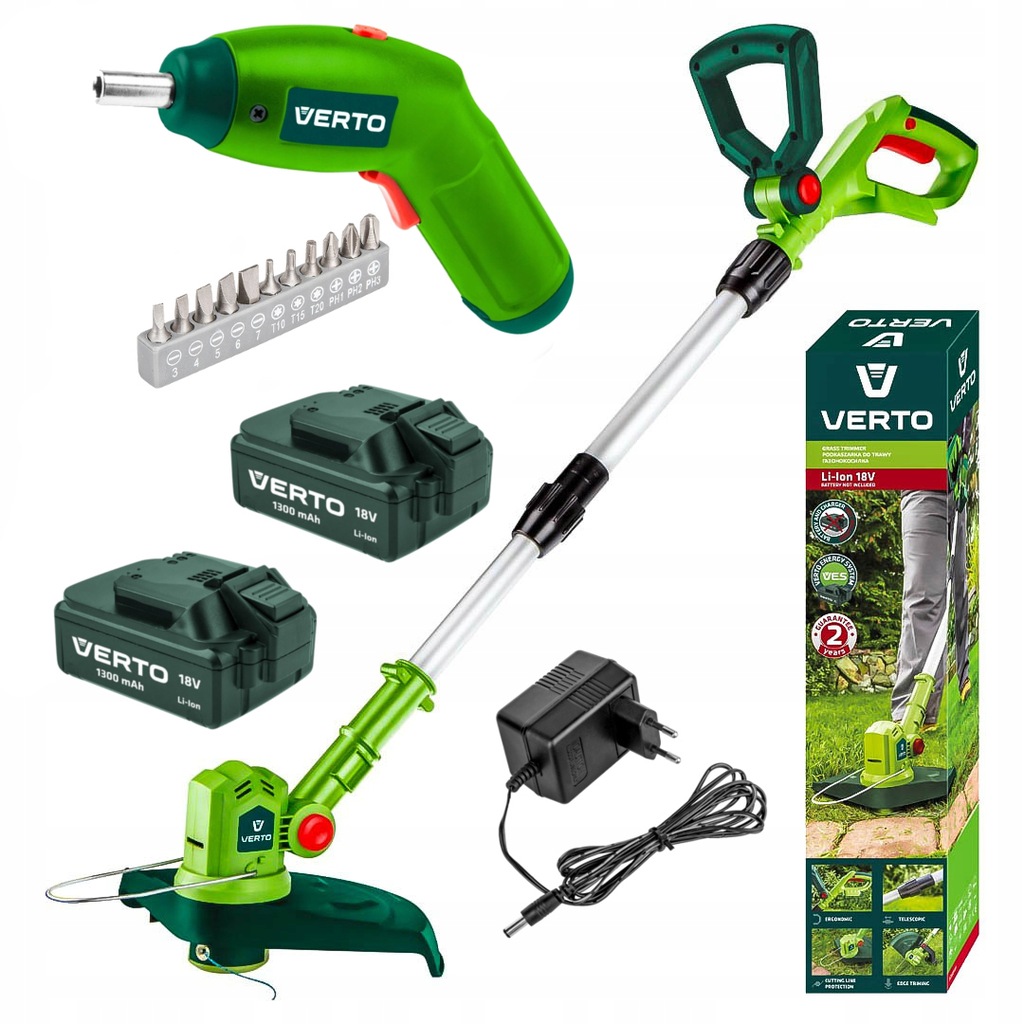 VERTO Podkaszarka akumulatorowa Kosa 2x18V Li-Ion