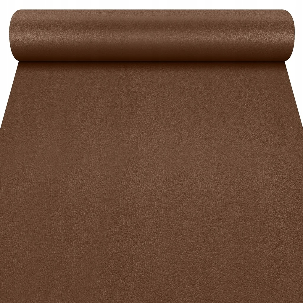 Sztuczna skóra ekoskóra tapicerska samoprzylepna 60x300cm 2 rolki brązowa