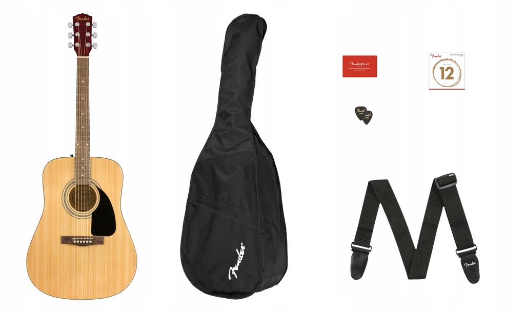 Gitara Akustyczna Fender FA-115 NAT Pakiet