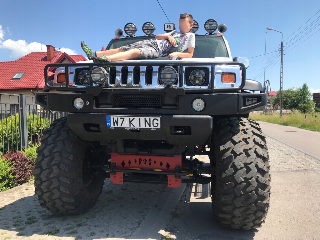 HUMMER H2 MONSTER TRUCK 650KM mobilna reklama