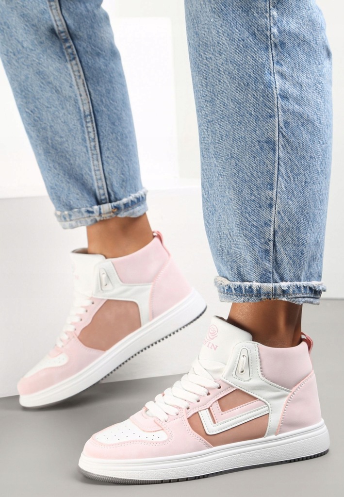 Renee Biało-Różowe Sneakersy damskie 37