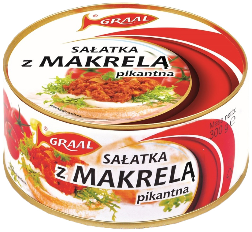 Graal Sałatka Pikantna z Makrelą 300g