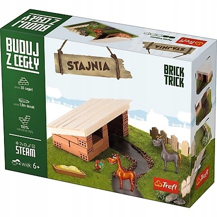 Trefl Buduj z Cegły Brick Trik Stajnia