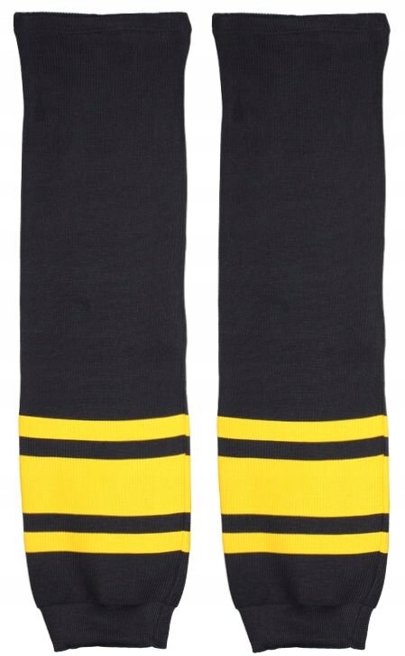 Multipack 2szt Malse skarpety hokejowe czarno-żółte