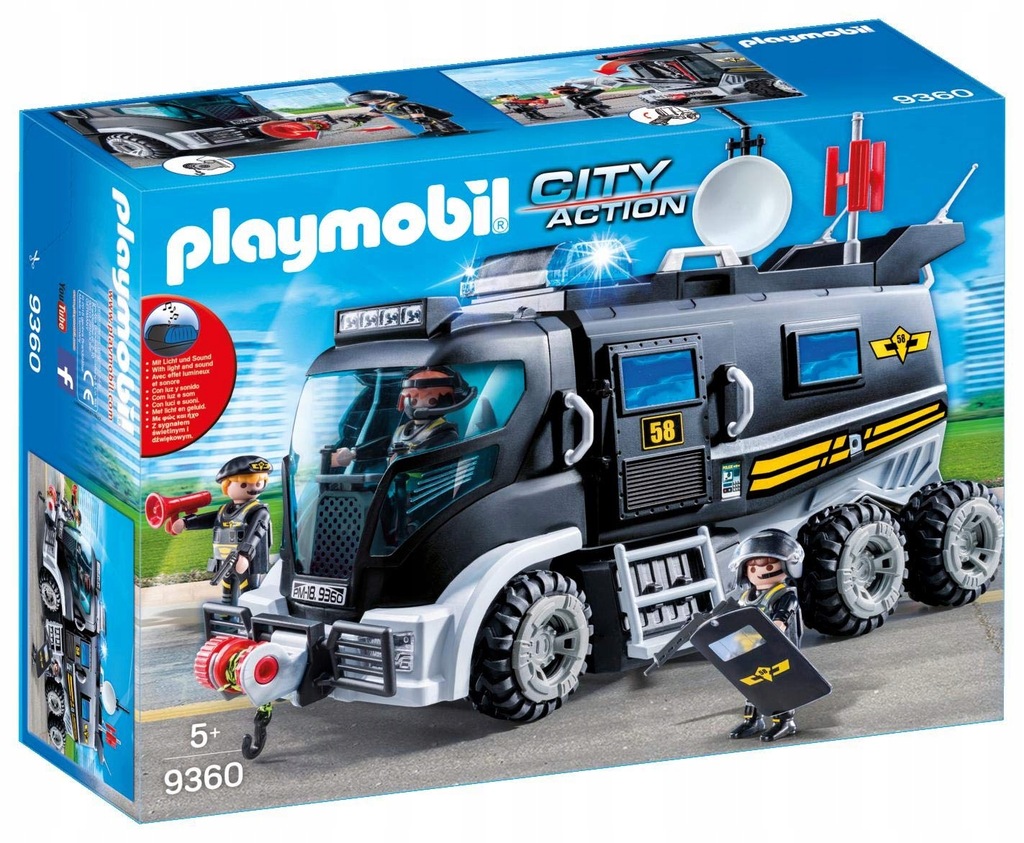 Camion policia playmobil clearance