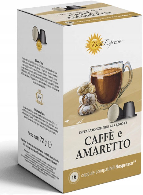 Kapsułki Nespresso Best Espresso AMARETTO 16 szt.