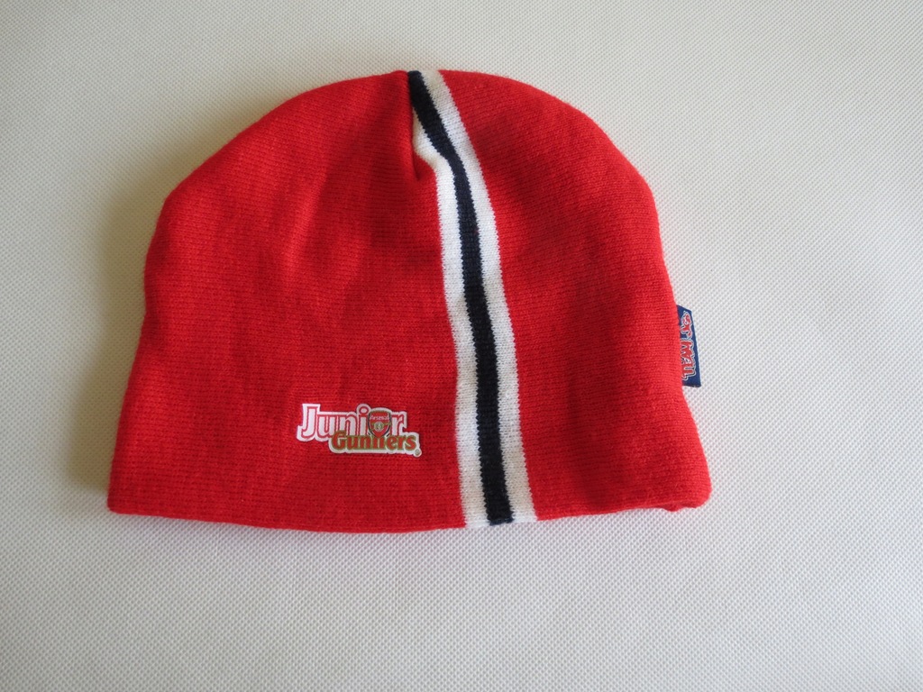 Super czerwona czapka ARSENAL JUNIOR
