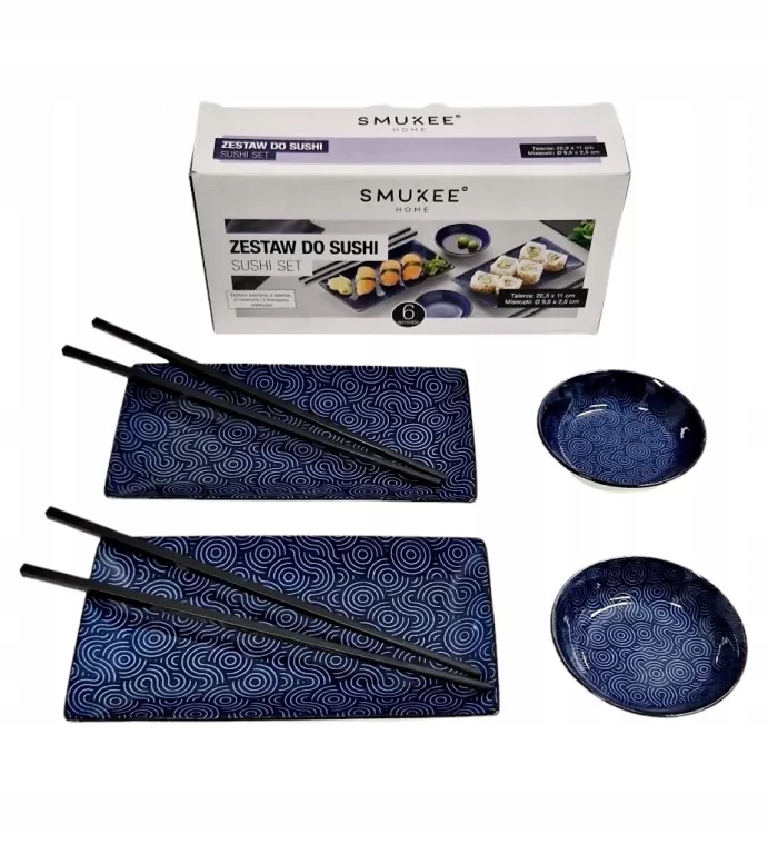 SMUKEE ZESTAW DO SUSHI 6 ELEMENTOW