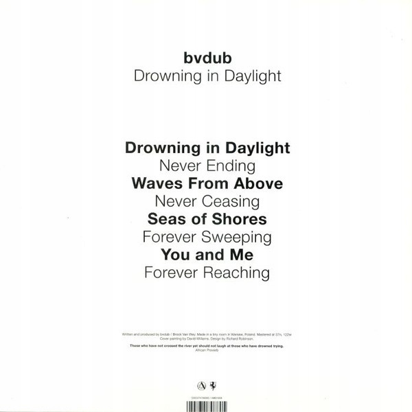 Купить Bvdub - Drowning in Daylight 2LP CLEAR VINYL: отзывы, фото, характеристики в интерне-магазине Aredi.ru