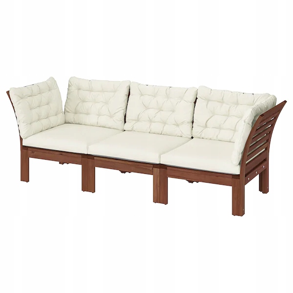 IKEA APPLARO Sofa 3 osobowa modułowa Kuddarna beż 11906154396