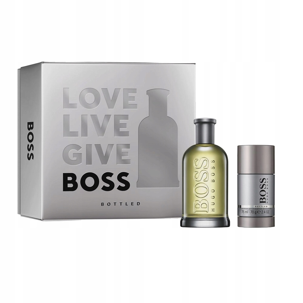 Hugo Boss Bottled zestaw woda toaletowa 200ml + dezodorant sztyft 75ml