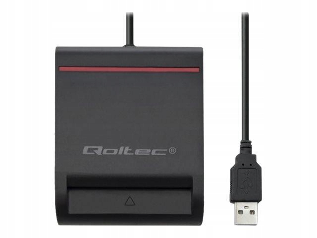 QOLTEC Smart chip ID card scanner USB 2.0