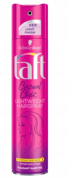 Taft, Casual Chic, Lakier do włosów, 300 ml - 12061523200 - oficjalne ...