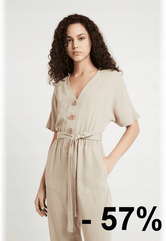 Topshop Louiisa Kombinezon beige + GRATIS