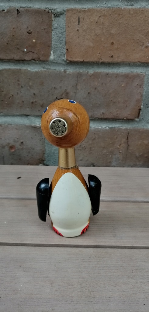 Pieprzniczka i solniczka,Pingwin,design, lata 60te