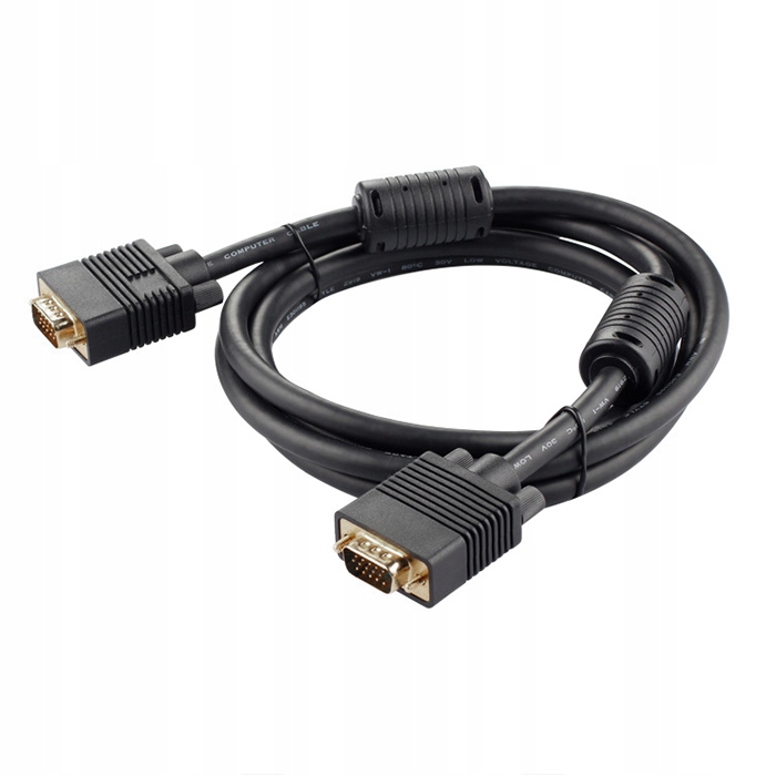 Kabel VGA 3+6 do monitora DB15 DSUB15 1,5m NEPOWER