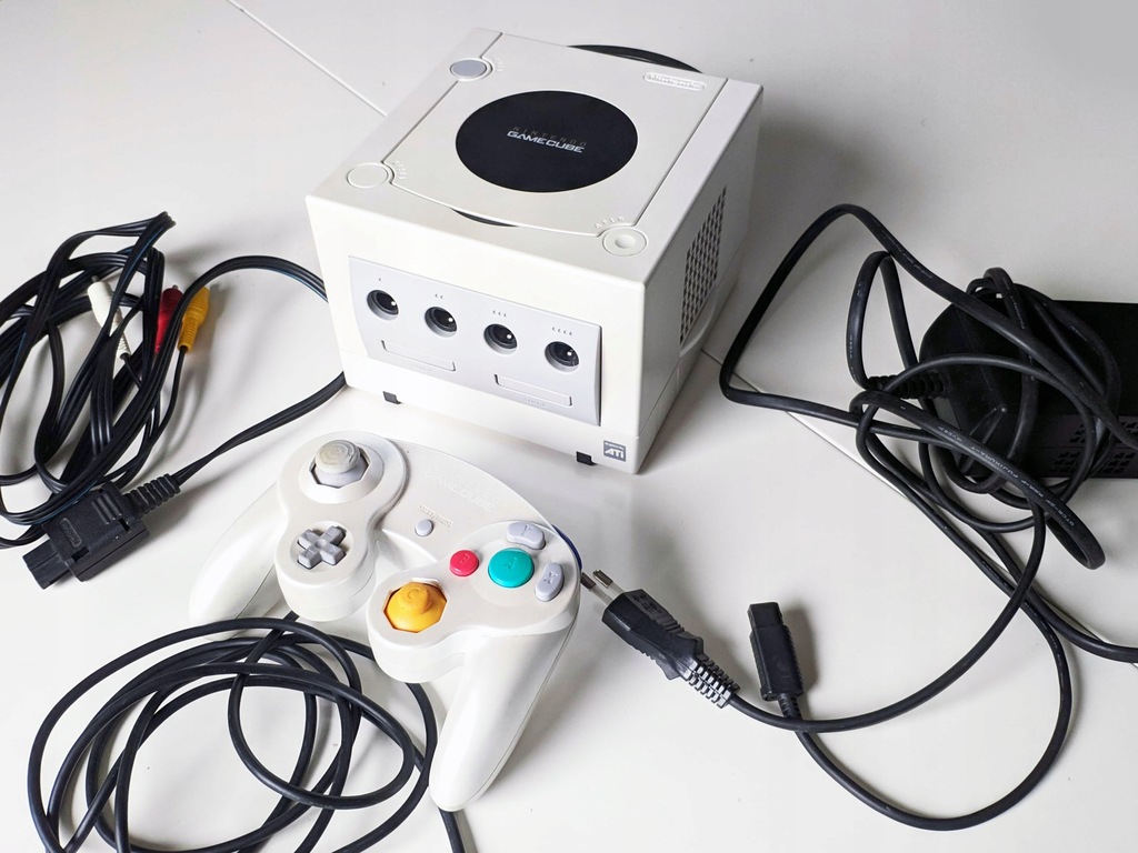 Nintendo GameCube, biały Pearl White game cube EUR