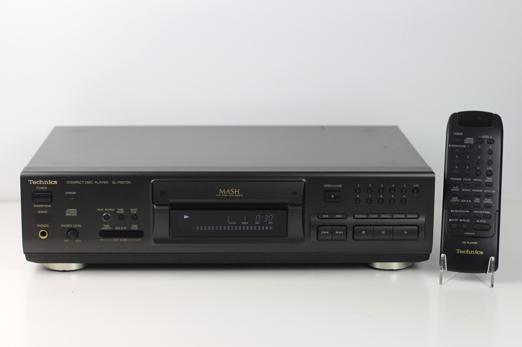 Technics SL-PS670A odtwarzacz cd , pilot, (1994-97)