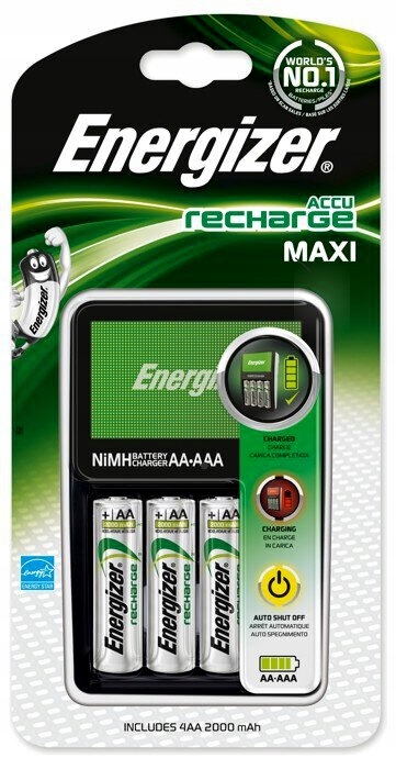 ŁADOWARKA ENERGIZER MAXI 2 LUB 4 AKUMULATORY