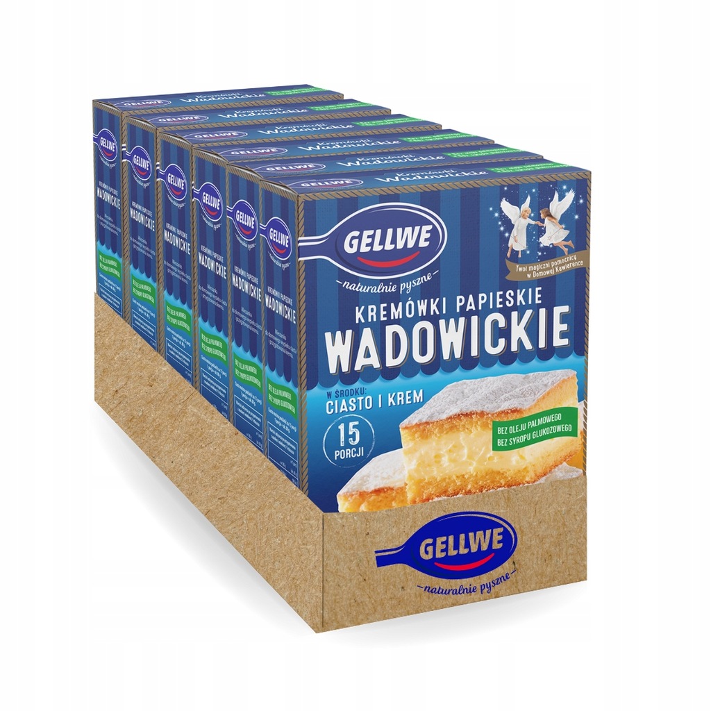 GELLWE Kremówki wadowickie 450g x 6 sztuk