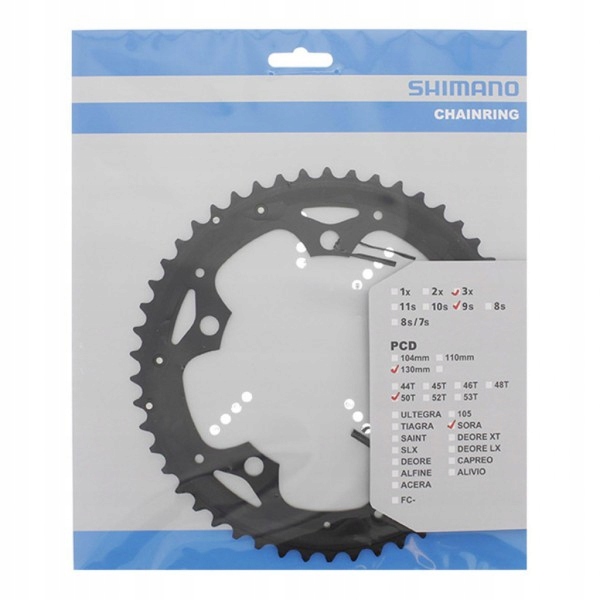 Tarcza blat 50z Shimano Sora 50T-D FC-3503 Czarna