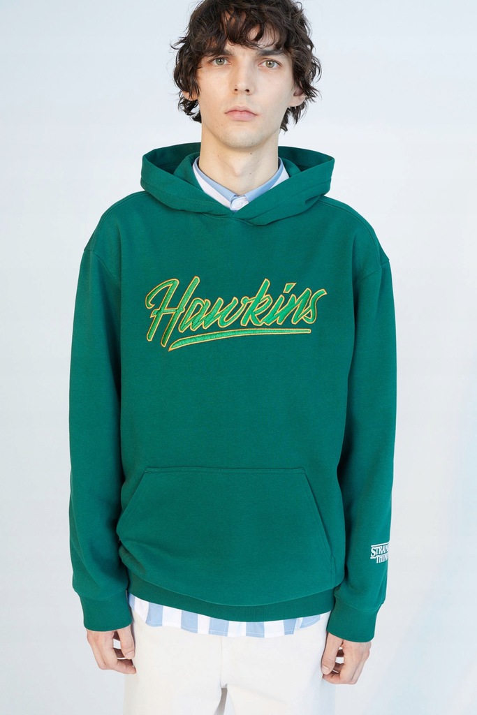 H&M Stranger Things bluza relaxed fit męska L