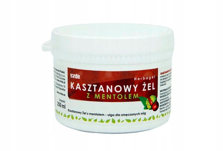 ŻEL KASZTANOWY Z MENTOLEM VIRDE 250ML