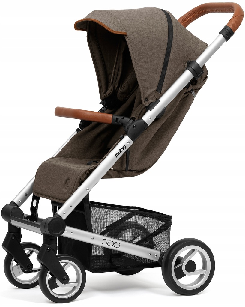 LEKKI WÓZEK SPACEROWY MUTSY NEXO KHAKI KOMPAKTOWA SPACERÓWKA + GRATIS