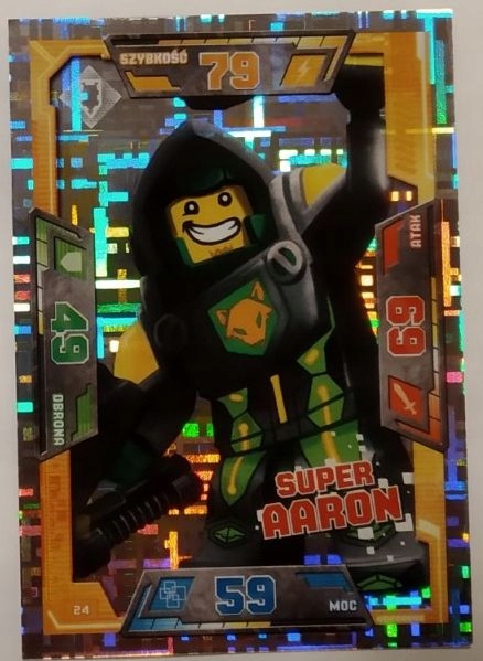 Karty Lego Nexo Knighs 24 Super Aaron