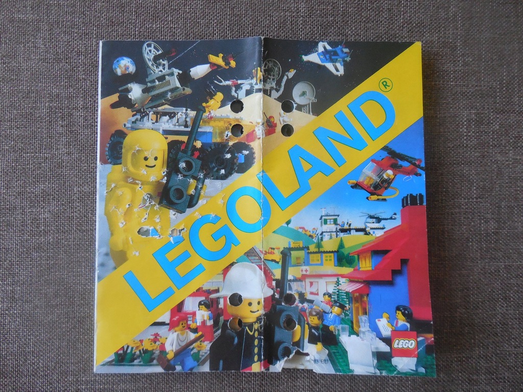 Legoland Town Space Lego Vintage 1982 katalog