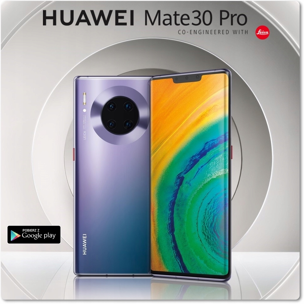 Smartfon Huawei Mate 30 Pro 8/256 GB GOOGLE + UBEZ