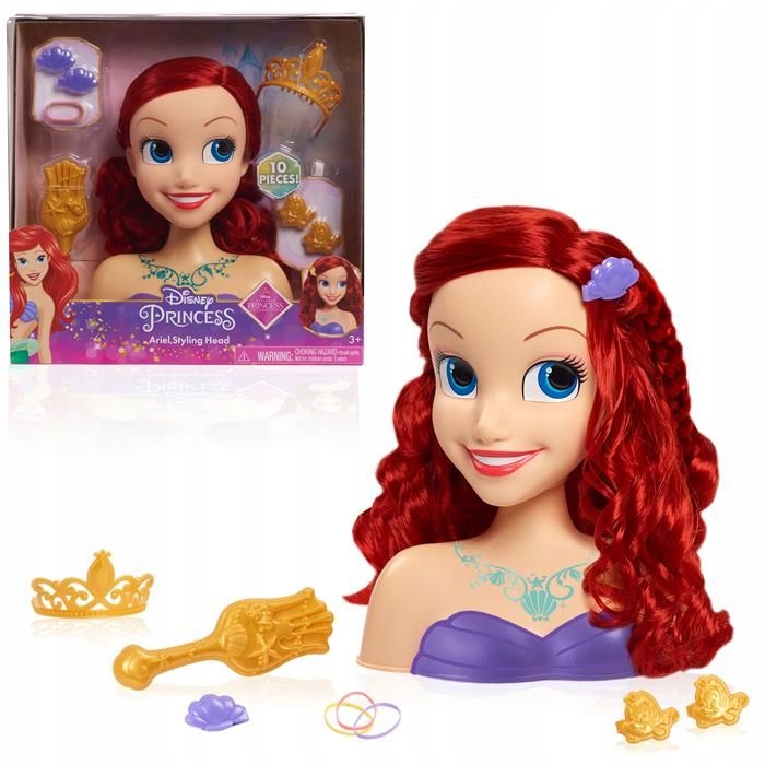 Orbico Disney Głowa do stylizacji Ariel 87252