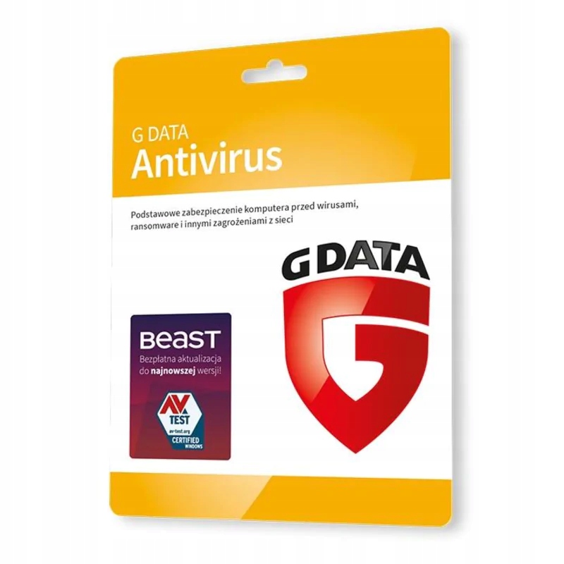 Oprogramowanie GDATA Antivirus 1PC 2lata