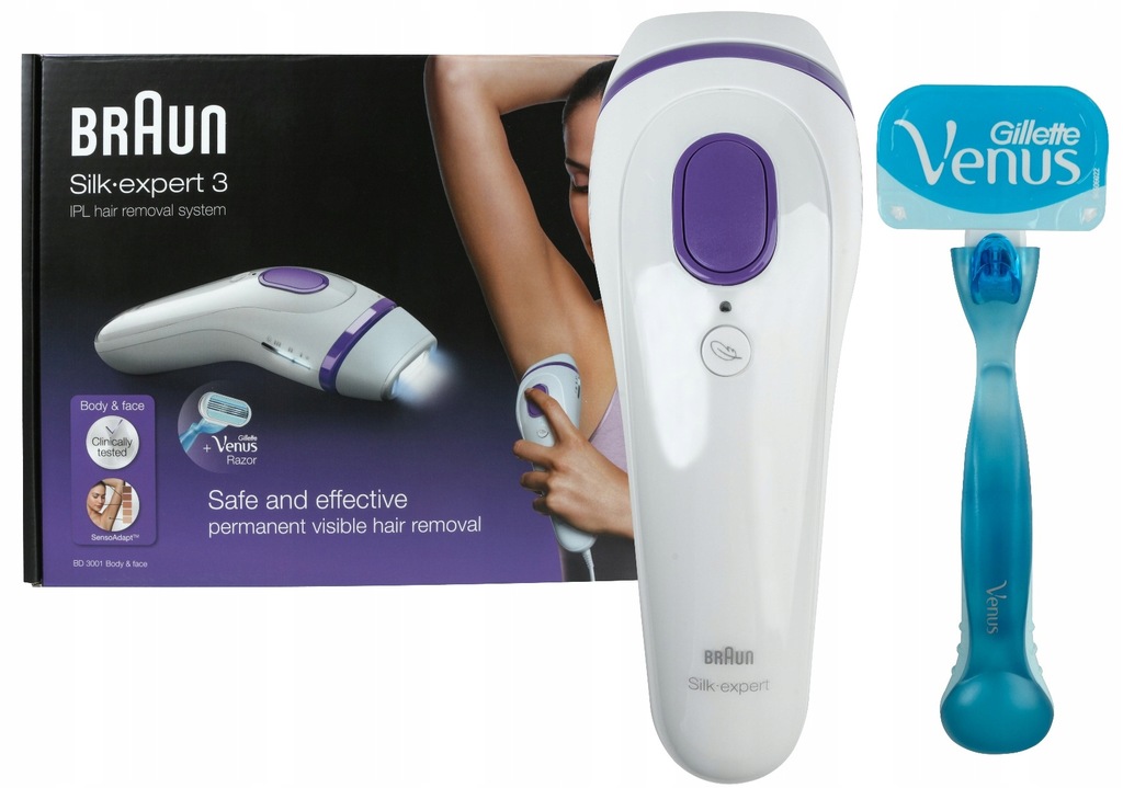 DEPILATOR LASEROWY BRAUN SILKEXPERT IPL BD3001 8194409706