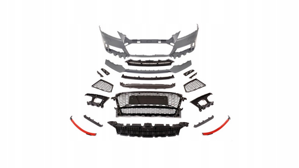 PRZEDNI ZDERZAK SPORT ZESTAW Z GRILLEM AUDI TT 2015-OBECNIE